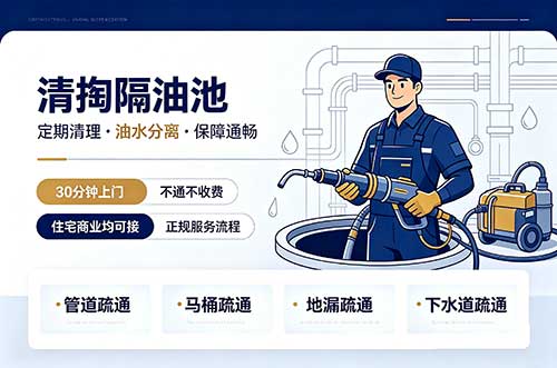 德阳清掏隔油池